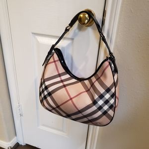 Burberry Supernova check Barton hobo shoulder bag